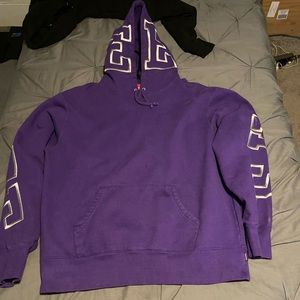Supreme lettered hoodie